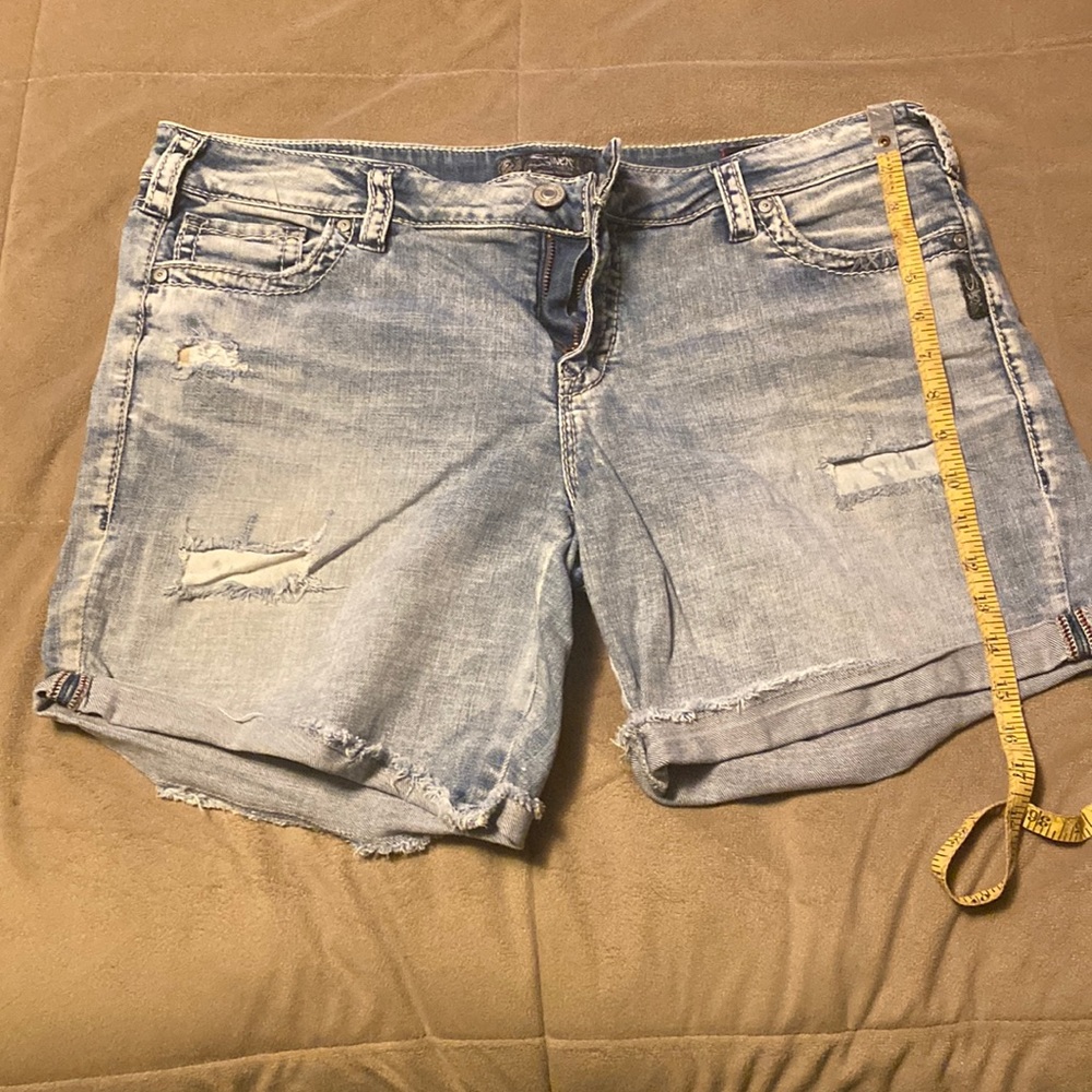 COPY - Silver boyfriend shorts